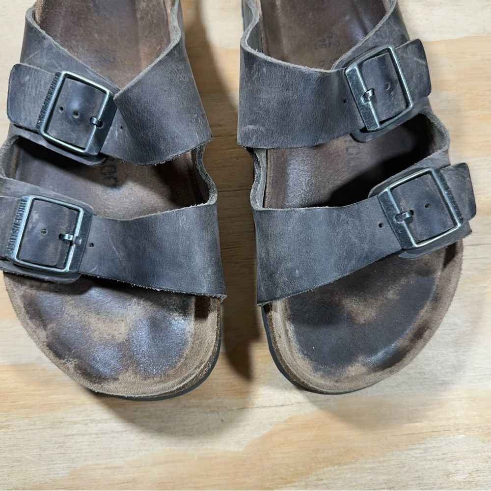 Birkenstock Arizona Dark Brown Slide Sandals Women’s Size 11 - Picture 5 of 8